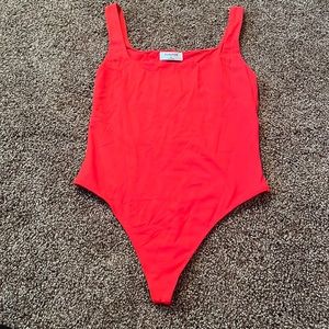 Red bodysuit size medium. From Aritzia